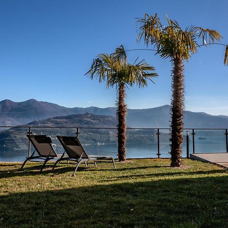 Mia Isola With Lake View, Garden And Swimming Pool Parzanica Экстерьер фото